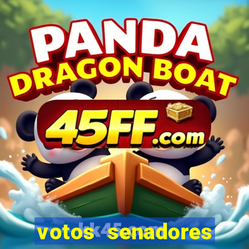 votos senadores impeachment alexandre de moraes